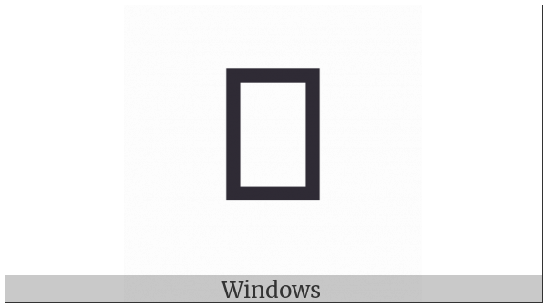 Nabataean Letter Final Nun on various operating systems