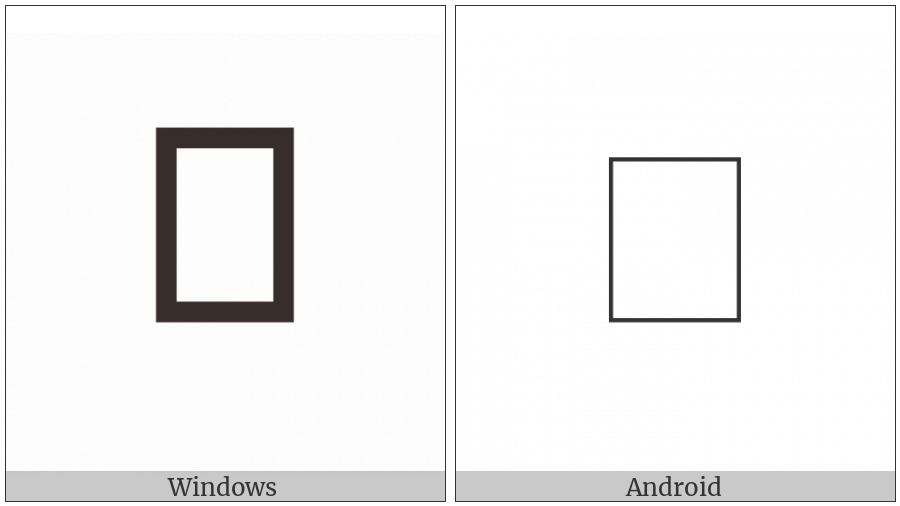 Meroitic Cursive Number Twenty on various operating systems