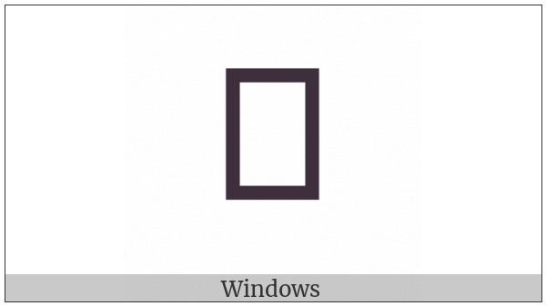 Meroitic Cursive Number One Hundred on various operating systems