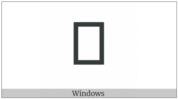 Meroitic Cursive Number Nine Hundred Thousand on various operating systems