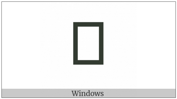 Kharoshthi Number One Hundred on various operating systems