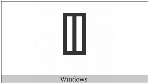 Old South Arabian Letter Teth on various operating systems