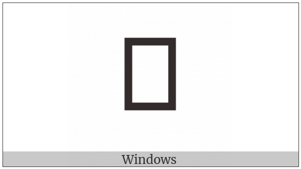 Manichaean Letter Daleth on various operating systems