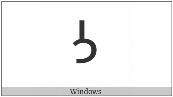 Inscriptional Parthian Letter Lamedh on various operating systems