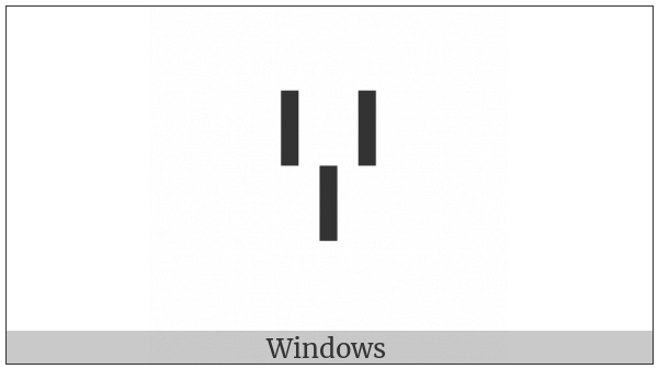 Old Turkic Letter Yenisei Ag on various operating systems