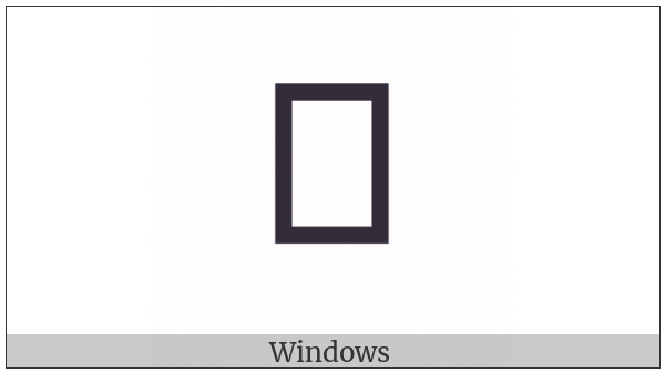Old Turkic Letter Orkhon Aes on various operating systems