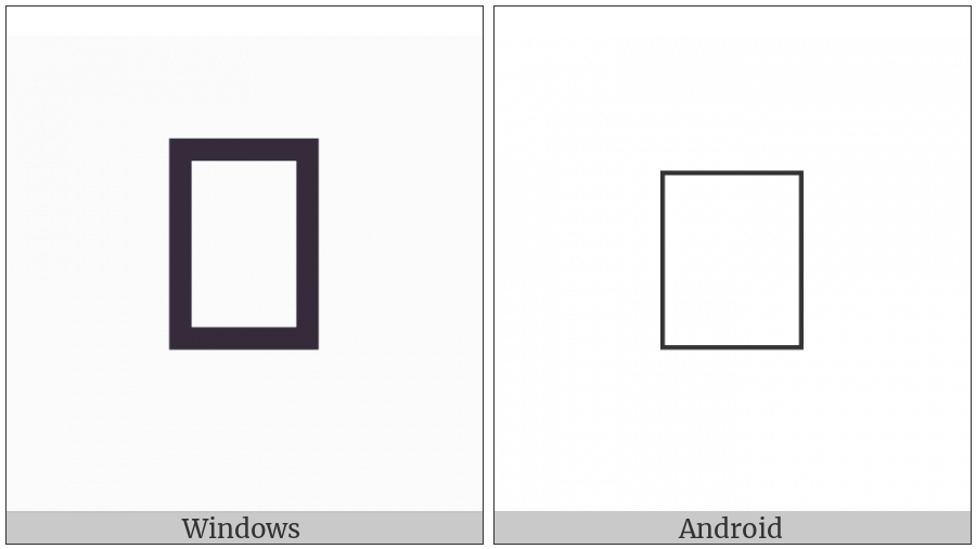 Old Turkic Letter Yenisei Ash on various operating systems