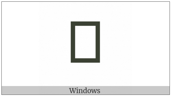 Old Hungarian Capital Letter Enc on various operating systems