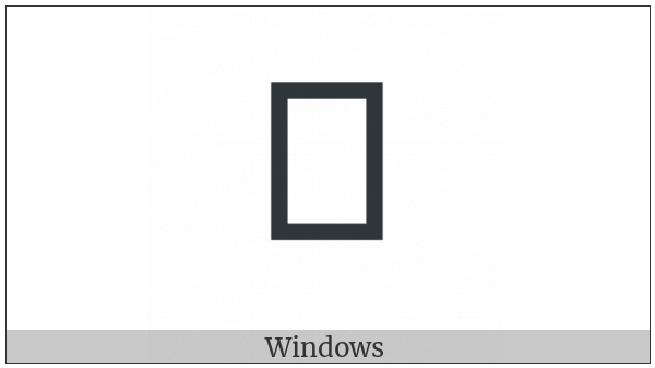 Balinese Letter Ca Laca on various operating systems