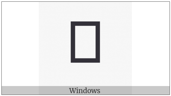Balinese Letter Na Rambat on various operating systems