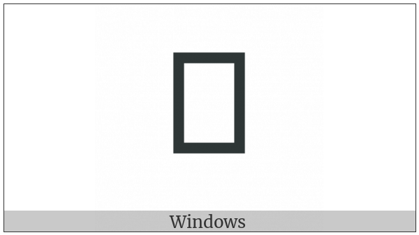 Balinese Letter Sa Sapa on various operating systems