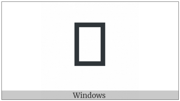 Brahmi Letter Au on various operating systems