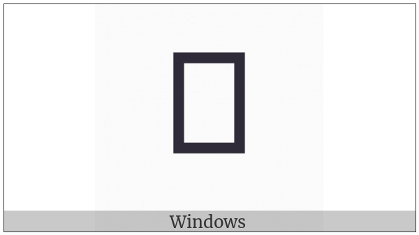 Brahmi Letter Gha on various operating systems