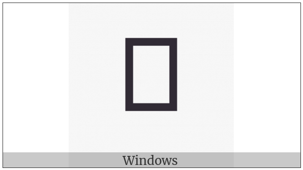 Brahmi Letter Nga on various operating systems