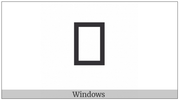 Brahmi Letter Dda on various operating systems