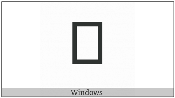 Brahmi Letter Ba on various operating systems