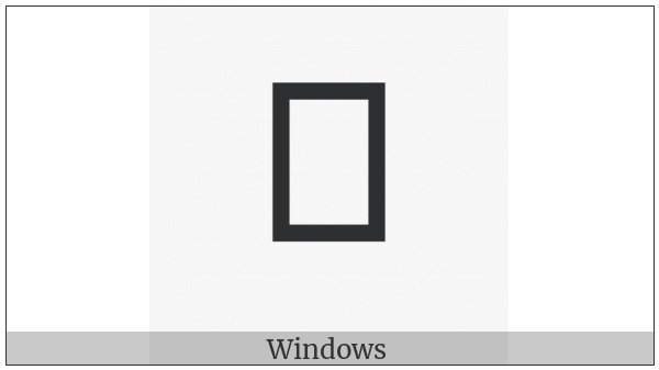 Brahmi Letter Va on various operating systems