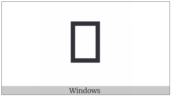 Kaithi Letter A on various operating systems