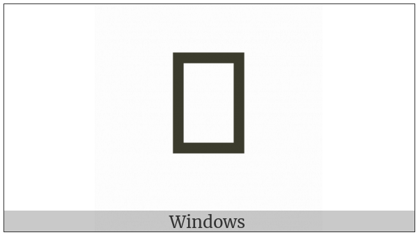 Chakma Digit Five on various operating systems