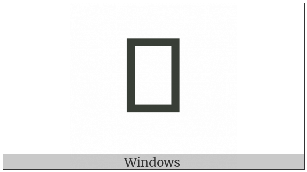 Chakma Digit Six on various operating systems