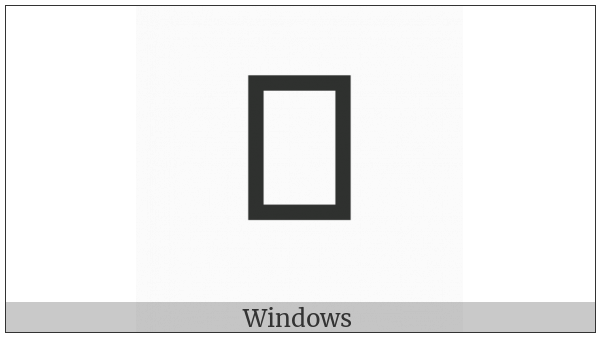 Chakma Digit Eight on various operating systems