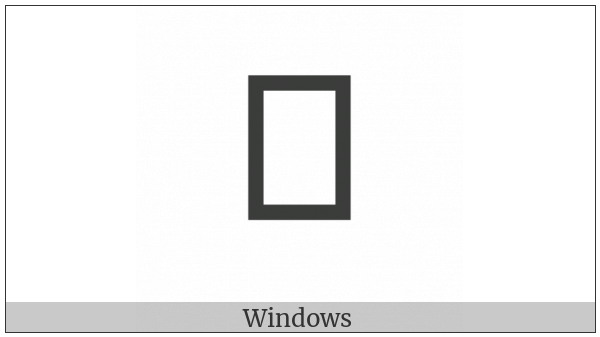 Khojki Letter Da on various operating systems