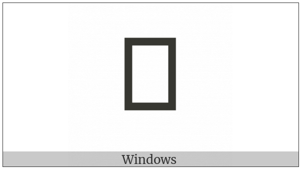 Multani Letter Tha on various operating systems