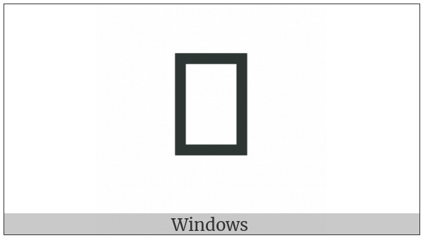 Multani Letter Dha on various operating systems