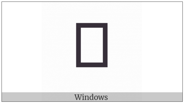 Multani Letter Ba on various operating systems