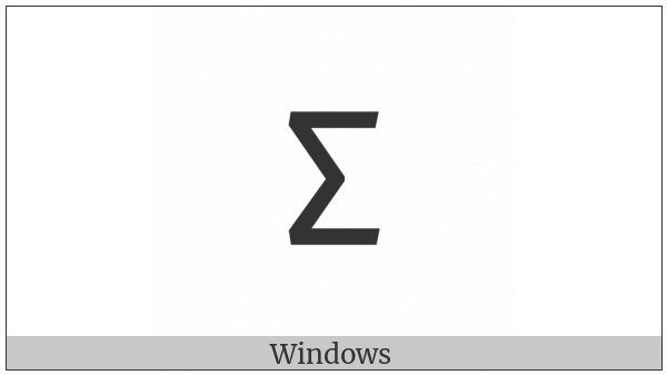 Khudawadi Letter Ddda on various operating systems