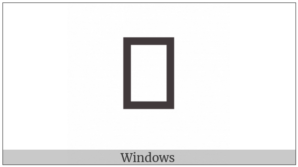 Khudawadi Letter Ma on various operating systems
