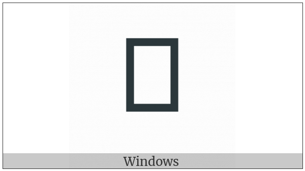 Khudawadi Letter Ya on various operating systems