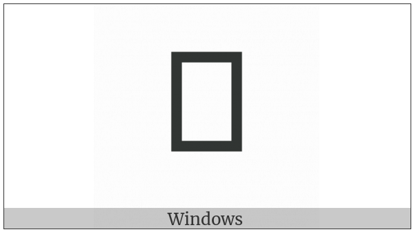 Khudawadi Letter Sa on various operating systems