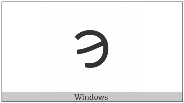 Khudawadi Letter Ha on various operating systems