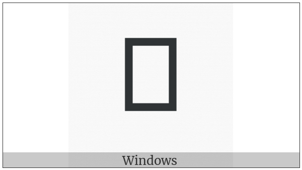 Grantha Letter I on various operating systems