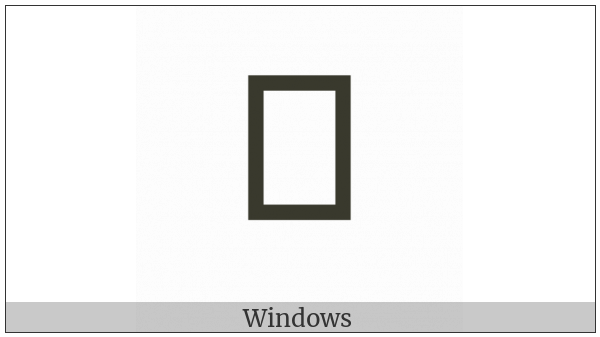Grantha Letter Nya on various operating systems