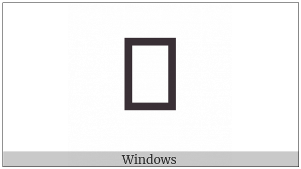 Sundanese Letter Ja on various operating systems