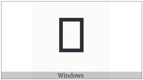 Newa Vowel Sign Vocalic Rr on various operating systems