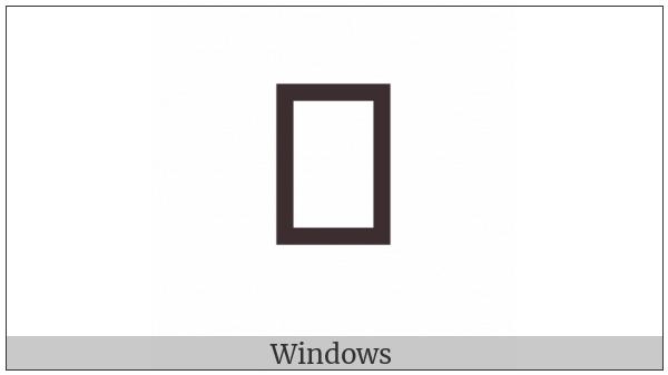 Sundanese Letter Ha on various operating systems