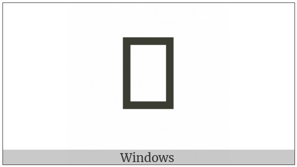 Sundanese Consonant Sign Pamingkal on various operating systems