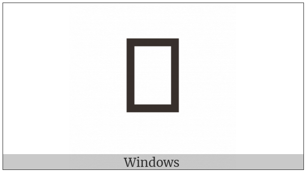 Tirhuta Vowel Sign Vocalic R on various operating systems