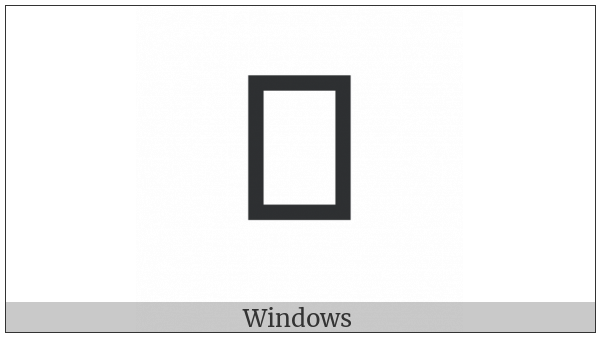 Tirhuta Vowel Sign Vocalic Rr on various operating systems