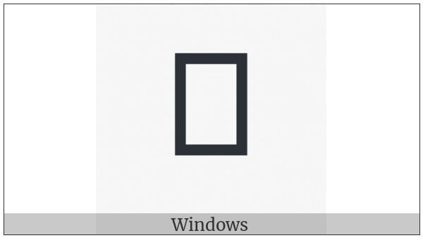 Sundanese Digit One on various operating systems