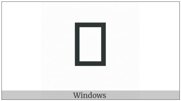 Siddham Letter Aa on various operating systems