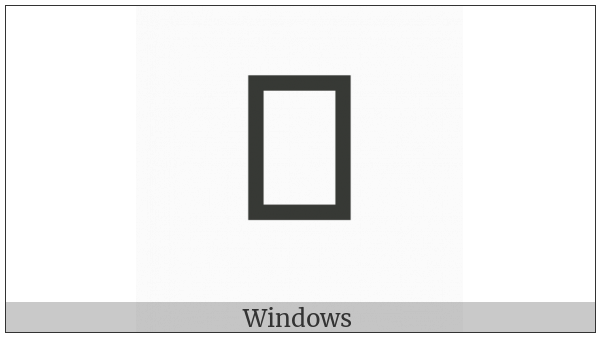 Siddham Letter Ddha on various operating systems