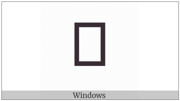 Siddham Letter Bha on various operating systems