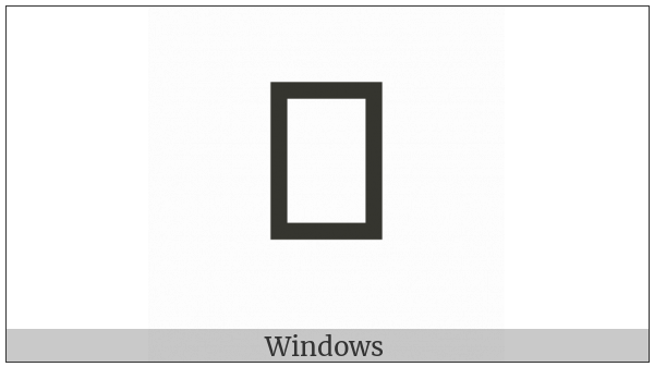 Batak Letter Wa on various operating systems