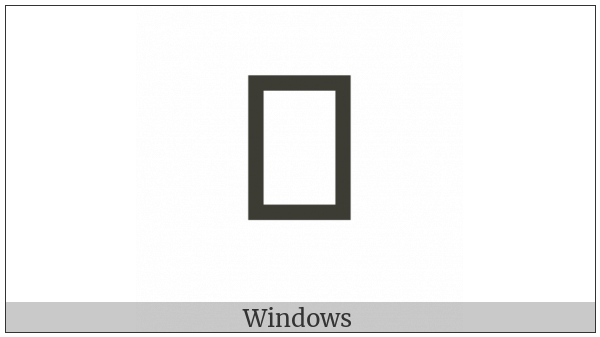 Modi Letter Ka on various operating systems