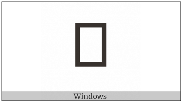 Batak Letter Ya on various operating systems