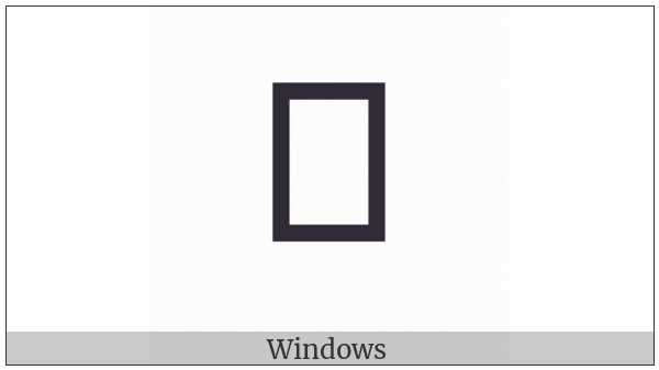Ahom Letter Ra on various operating systems